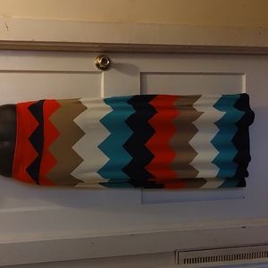 Mixed Print Multicolor Long Full Length Stretch Skirt by Rue21 - Women Size XL